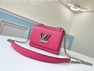 M56120 ルイヴィトン エピ バッグ コピー 「LOUIS VUITTON」 TWIST ツイスト MINI レディース ショルダーバッグ 4色可選択 ピンク