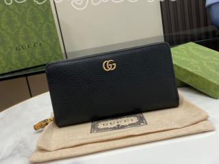 739499 AABXM 1000 グッチ 長財布 スーパーコピー 24新作 GUCCI バンブー付き ジップアラウンドウォレット ラウンドファスナー財布