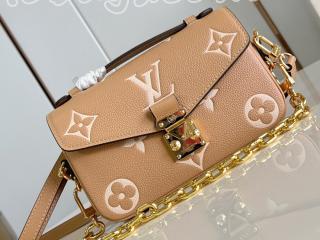 M12735 ルイヴィトン モノグラム・アンプラント バッグ コピー 「LOUIS VUITTON」 24新作 ポシェット･メティス EW レディース ショルダーバッグ